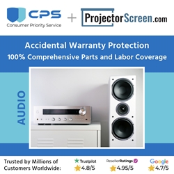 4 Year Extended Warranty with Accidental Damage Protection and In Home Service for Audio Products under $250 