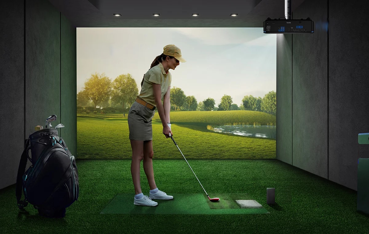 good projector for golf simulator