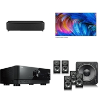 Epson LS800B + 120" UST Screen + SVS Prime 5.1 Home Theater Bundle