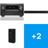 Denon X1800H AVR Receiver + ELAC Soundbar 5.1 Bundle