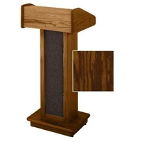 Sound-Craft LCK Club Series 47"H Lectern with Dark Oak Wood Veneer