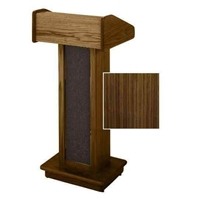 Sound-Craft LCW Club Series 47"H Lectern with Walnut Wood Veneer