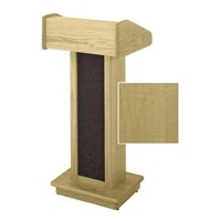 Sound-Craft LCX Club Series 47"H Lectern with Natural Maple Wood Veneer