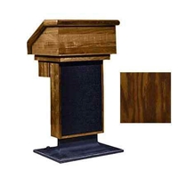 Sound-Craft LE1K Keynote Series 49"H Lectern with Dark Oak Wood Veneer