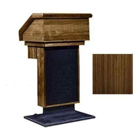 Sound-Craft LE1W Keynote Series 49"H Lectern with Walnut Wood Veneer