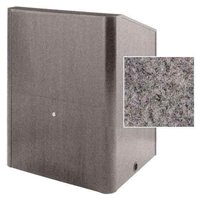 Sound-Craft MMR48C-Gunmetal Instructor LG Series 48"H x 48"W Multimedia Lectern with Gunmetal Carpeted Fabric