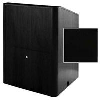 Sound-Craft MMR48V-Black Lacquer on Oak Instructor LG Series 48"H x 48"W Multimedia Lectern with Black Lacquer on Oak Wood Veneer