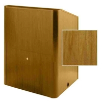 Sound-Craft MMR48V-Natural Mahogany Instructor LG Series 48"H x 48"W Multimedia Lectern with Natural Mahogany Wood Veneer