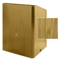 Sound-Craft MMR36V-Natural Oak Instructor LG Series 48"H x 36"W Multimedia Lectern with Natural Oak Wood Veneer