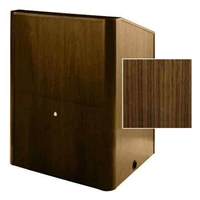 Sound-Craft MMR48V-Walnut Instructor LG Series 48"H x 48"W Multimedia Lectern with Walnut Wood Veneer