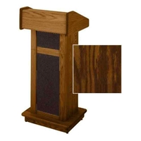 Sound-Craft TCFLSK Club Series 47"H Modular Lectern with Dark Oak Finish