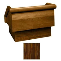 Sound-Craft TE1K Keynote Series 20.5"H Tabletop Lectern with Dark Oak Wood Veneer