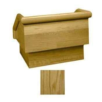 Sound-Craft TE1O Keynote Series 20.5"H Tabletop Lectern with Natural Oak Wood Veneer