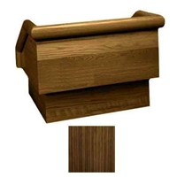 Sound-Craft TE1W Keynote Series 20.5"H Tabletop Lectern with Walnut Wood Veneer