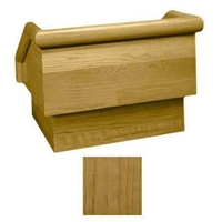 Sound-Craft TE1Y Keynote Series 20.5"H Tabletop Lectern with Natural Cherry Wood Veneer