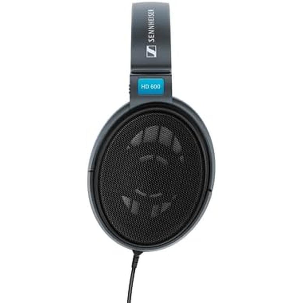 Sennheiser HD 600 Headphones Audiophile Grade Hi-Res Dynamic Open Back Over Ear Black - SEN-HD600