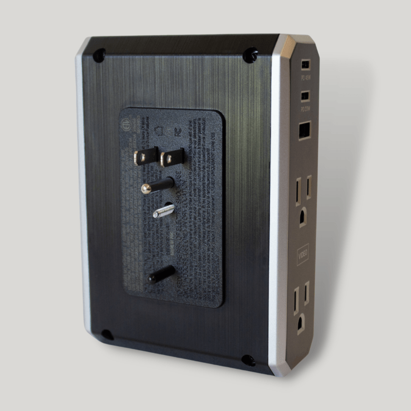 Austere VII Series Power 4-Outlet with Omniport USB+PD45 &#124; 7S-PS4-US1 - Austere-7S-PS4-US1