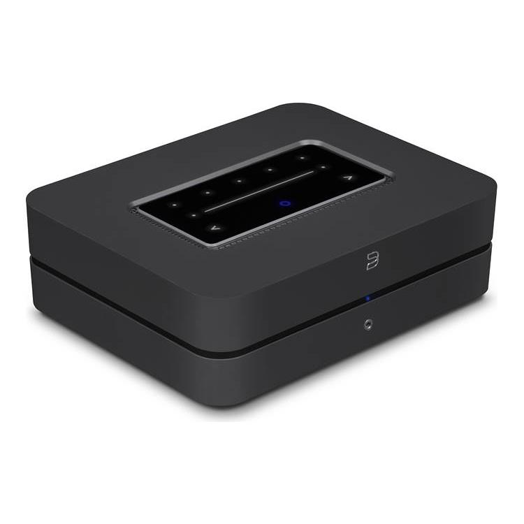 Bluesound POWERNODE Streaming music player with built-in stereo amplifier, Wi-Fi, Bluetooth and Apple AirPlay 2 (Black) - Bluesound-N330BLKUNV