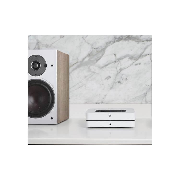 Bluesound POWERNODE Streaming music player with built-in stereo amplifier, Wi-Fi, Bluetooth and Apple AirPlay 2 (White) - Bluesound-N330WHTUNV