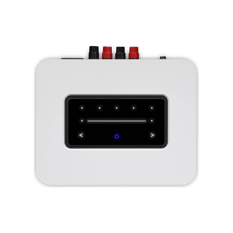 Bluesound POWERNODE Streaming music player with built-in stereo amplifier, Wi-Fi, Bluetooth and Apple AirPlay 2 (White) - Bluesound-N330WHTUNV