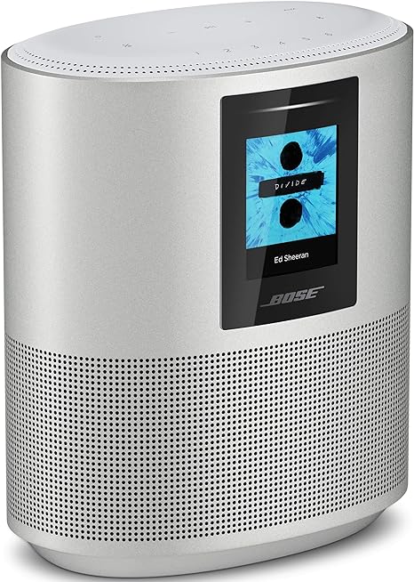 Bose Home Speaker 500: Smart Bluetooth Speaker with Alexa Voice Control Built-in, Silver - 795345-1300 - Bose-795345-1300