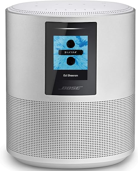 Bose Home Speaker 500: Smart Bluetooth Speaker with Alexa Voice Control Built-in, Silver - 795345-1300 - Bose-795345-1300