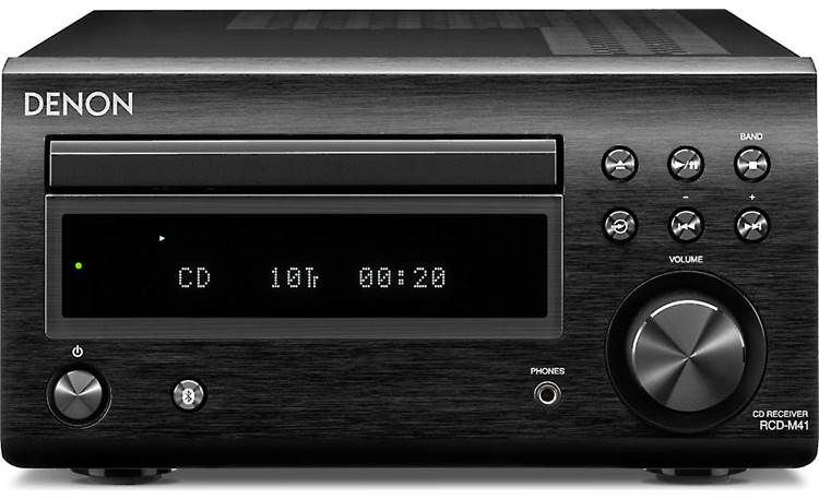 Denon D-M41SBK CD/FM micro desktop stereo system with Bluetooth - DM41SBKE3 - Denon-DM-41SBK