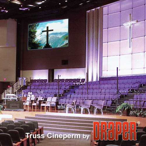 Draper 251035SC Cineperm 115 diag. (45x106) - CinemaScope [2.35:1] - 1.0 Gain - Draper-251035SC