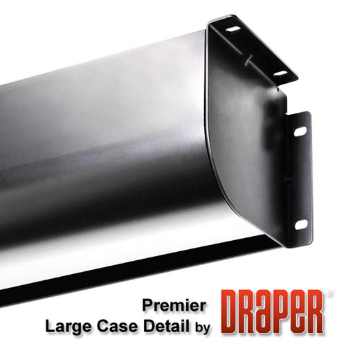 Draper 101058Q-White Premier 120 diag. (72x96) - Square [1:1] - Matt White XT1000V 1.0 Gain - Draper-101058Q-White