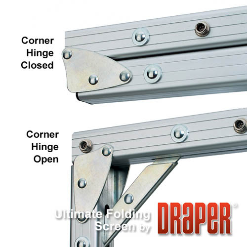 Draper 241286 Ultimate Folding Screen Complete with Standard Legs 95 diag. (51x81)-Widescreen [16:10] - Draper-241286
