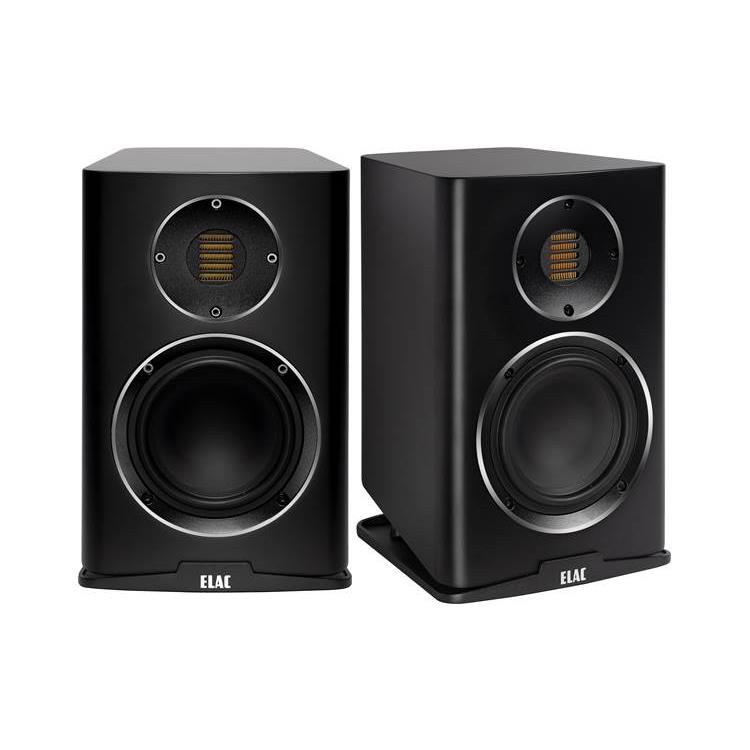 ELAC Carina BS243.4 Compact bookshelf speakers (Satin Black) - ELAC-BS243-4-SB