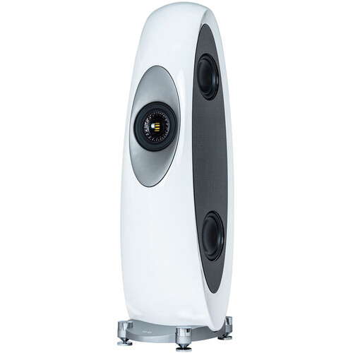 ELAC Concentro M Floorstanding Speaker (White High Gloss, Single) - ELAC-CONCENTRO-M-GW