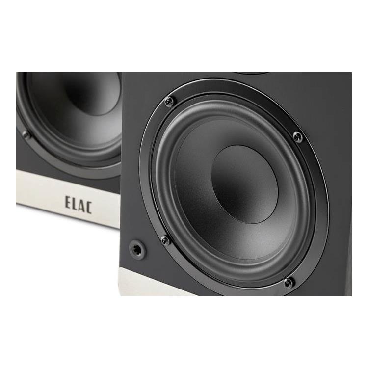 ELAC Debut ConneX DCB41 Powered bookshelf speakers with Bluetooth, HDMI and built-in phono preamp (Black) - ELAC-DCB41-BK