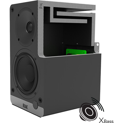 ELAC Debut ConneX DCB41 Powered bookshelf speakers with Bluetooth, HDMI and built-in phono preamp (Royal Blue) - ELAC-DCB41-BL