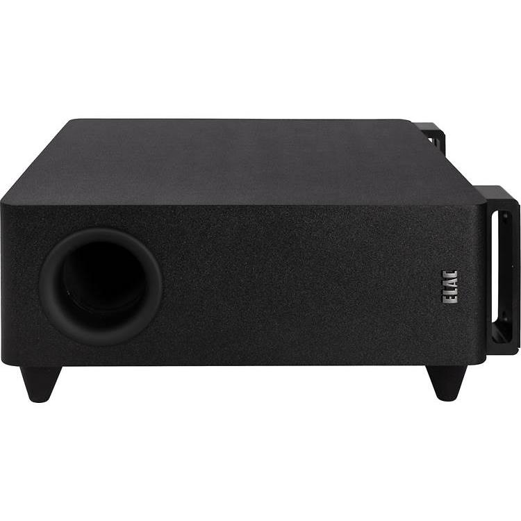 ELAC Muro SUB2010 Compact subwoofer with optional wireless capability and Bluetooth app control (Black) - ELAC-SUB2010-BK