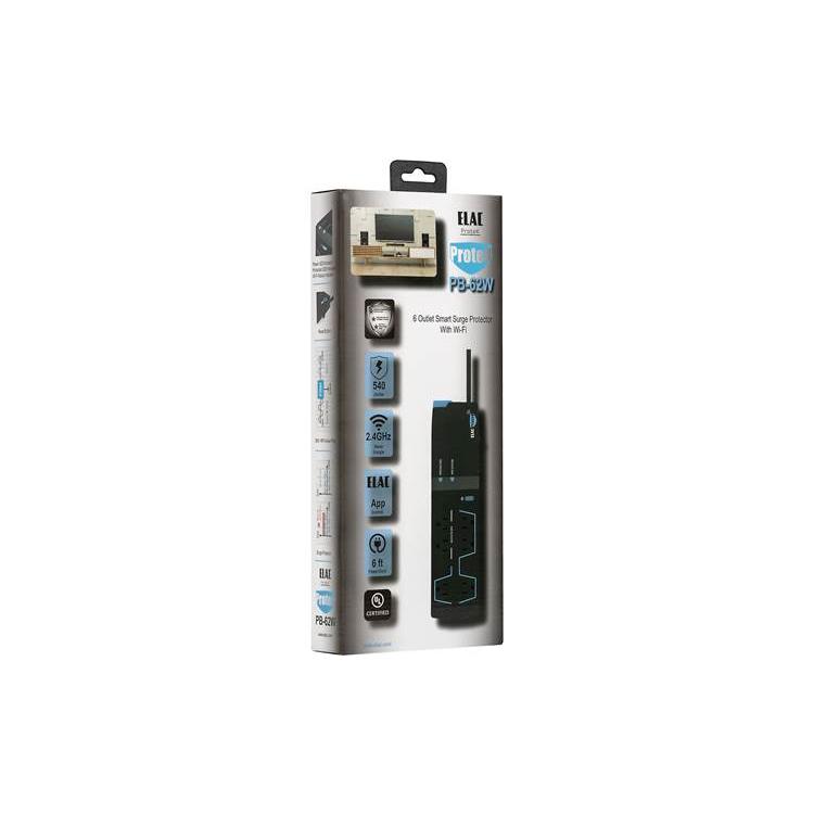 ELAC Protek PB-62W 6-outlet surge protector/power conditioner with Wi-Fi - ELAC-PB-62W