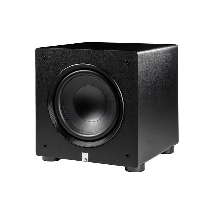 ELAC Varro PS250-BK Premium 10" powered subwoofer with Bluetooth app control and Auto EQ - ELAC-PS250-BK