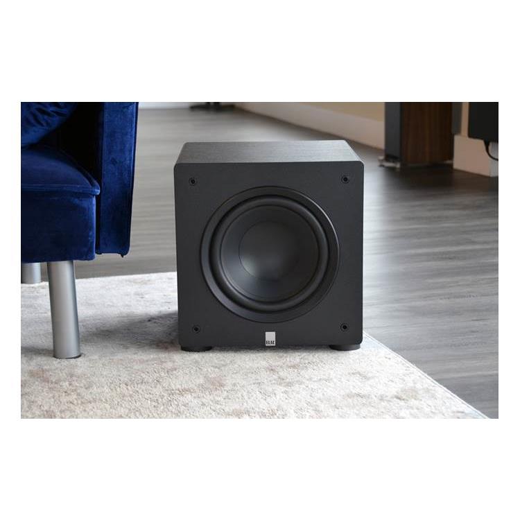 ELAC Varro PS250-BK Premium 10" powered subwoofer with Bluetooth app control and Auto EQ - ELAC-PS250-BK