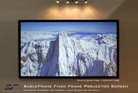 Elite Screens ER120DHD3 Sable Frame CineGrey 3D 120 diag. (58.9x104.7) - HDTV [16:9] - CineGrey 3D - 1.2 Gain