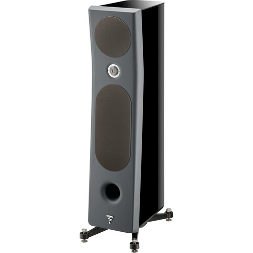 Focal Kanta N2 Floorstanding Speaker (High-Gloss Black & Dark Gray, Single) - Focal-JMLKANTN2-BHG/GM
