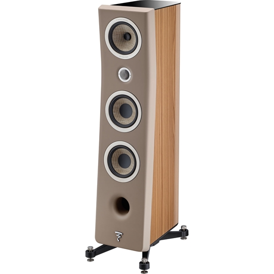 Focal Kanta N2 Floorstanding Speaker (High-Gloss Walnut & Taupe, Single) - Focal-JMLKANTN2-WAHG/TM