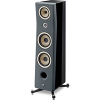 Focal Kanta N3 Floorstanding Speaker (High-Gloss Black & Dark Gray, Single)