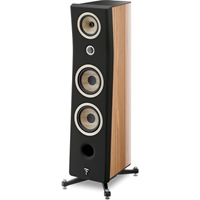 Focal Kanta N3 Floorstanding Speaker (High-Gloss Walnut & Black, Single)