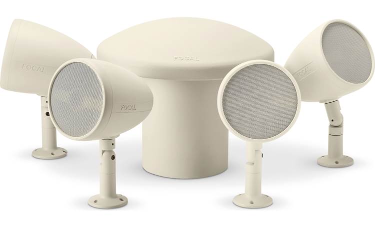 Focal Littora OD 4.1 Speaker System Outdoor satellites and sub speaker bundle (Light) - FBUNDLE41L - Focal-FBUNDLE41L