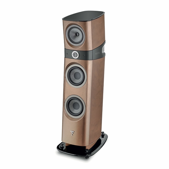 Focal Sopra 2 3-Way High-End Floorstanding Speaker - Brown Concrete - JMLSOPRN2BRCON - (Each) - Focal-JMLSOPRN2BRCON