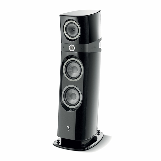 Focal Sopra 3 High-End Floorstanding Speaker 3-Way  - Black Lacquer - JMLSOPRN3BHG - (Each) - Focal-JMLSOPRN3BHG