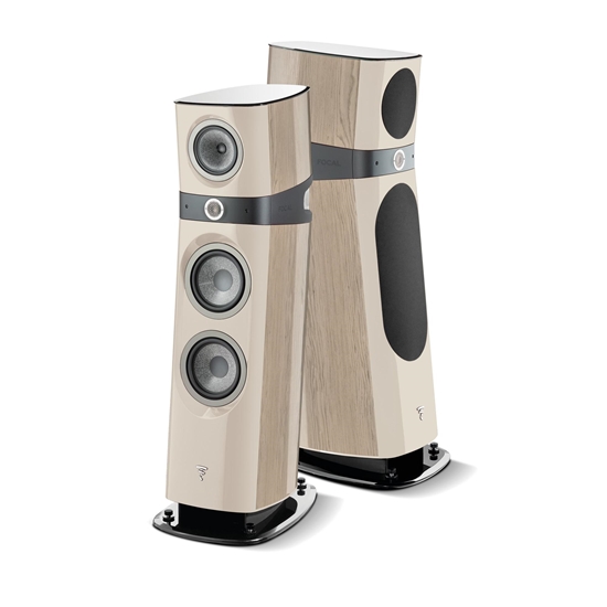 Focal Sopra 3 High-End Floorstanding Speaker 3-Way  - Smoked Oak - JMLSOPRN3SO - (Each) - Focal-JMLSOPRN3SO