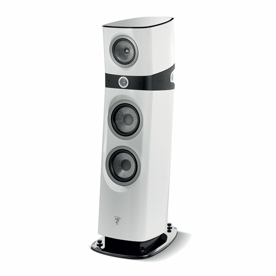 Focal Sopra 3 High-End Floorstanding Speaker 3-Way  - White Carrara - JMLSOPRN3WC - (Each) - Focal-JMLSOPRN3WC