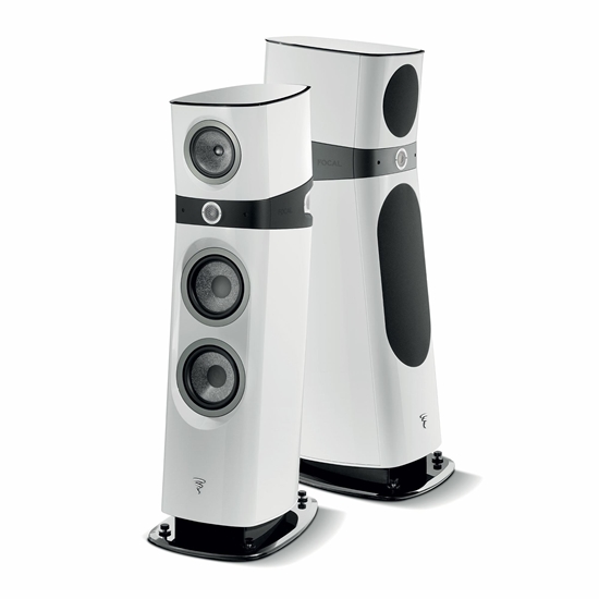 Focal Sopra 3 High-End Floorstanding Speaker 3-Way  - White Carrara - JMLSOPRN3WC - (Each) - Focal-JMLSOPRN3WC