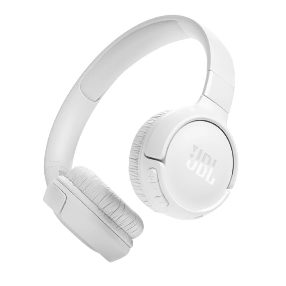 JBL Tune 520BT Wireless On-Ear Headphones - White - JBL-JBLT520BTWHTAM